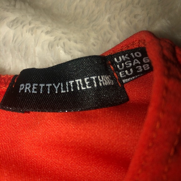 COPY - PrettyLittleThing Orange Cut Out Jumpsuit - Picture 4 of 7